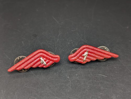 Coppia set spilla ali rosse - set,