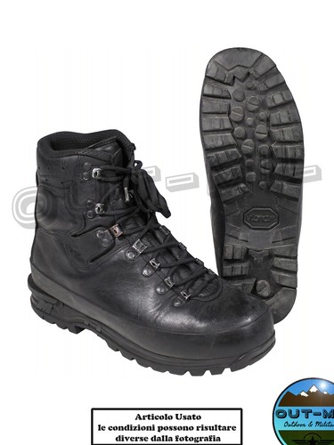 Scarpa scarpone pelle nero - scarpa, in