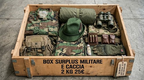 Box lotto surplus militare - lotto, e