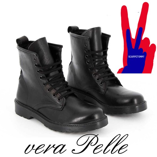Stivali uomo anfibi pelle - anfibi,