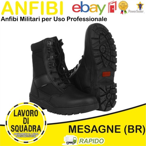 Anfibi stivali militari - militari, neri