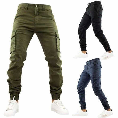 Pantaloni uomo cargo militari