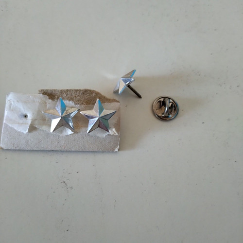 Coppia stellette metallo - coppia, di