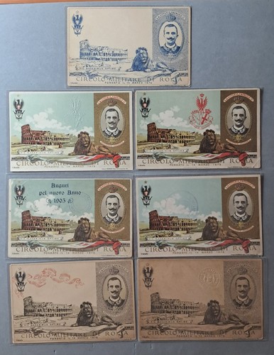 Lotto cartoline circolo - lotto, 7