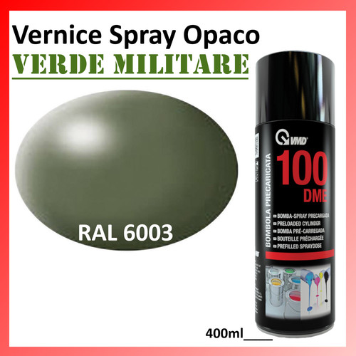Vernice spray verde militare - vernice,
