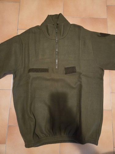 Felpa pile mezza - in, zip