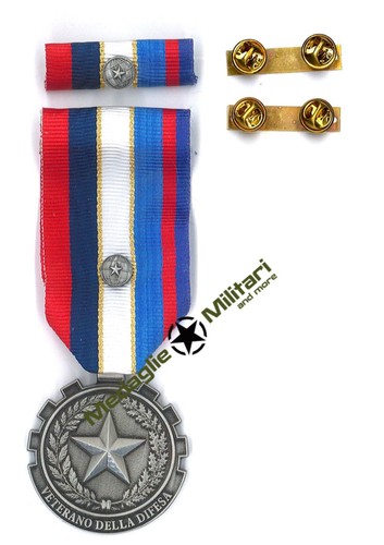 Medaglia nastrino veterano - medaglia/nastrino,